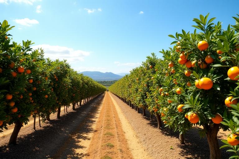Orangenplantage – Herkunft und Sourcing von Premium-Zitrusfrüchten